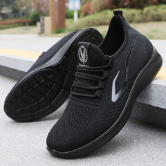 Men’s Lightweight Knitted Running Shoes – Breathable & Non-Slip Sports Sneakers
