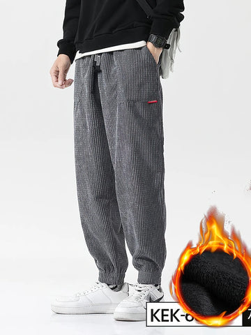 Men’s Baggy Corduroy Jogger Sweatpants