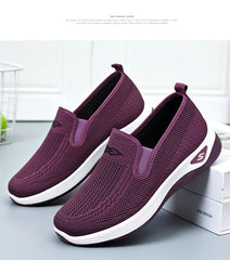Women’s Breathable Sports Sneakers – Lightweight Anti-Slip Walking Shoes