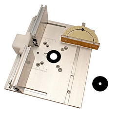 Aluminum Router Table Insert Plate with Miter Gauge – Woodworking Benches & Table Saw