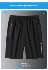 Men’s Plus Size Quick-Dry Sports Shorts – M to 8XL
