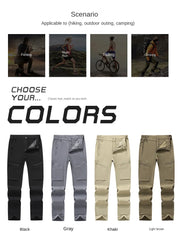 Unisex Quick-Dry Outdoor Hiking Pants – Waterproof & Breathable
