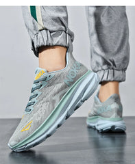 Men & Women Carbon Plate Running Shoes – Lightweight Breathable Athletic Sneakers