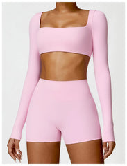 Women’s Quick-Dry Square Neck Gym Top