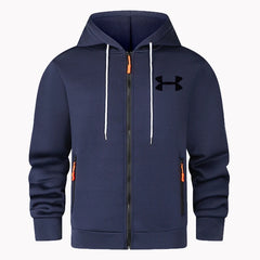 Men’s Autumn Slim-Fit Zip Hoodie Jacket