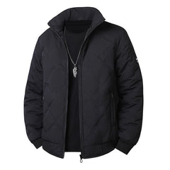 Men’s Thick Winter Cotton-Padded Parka Jacket