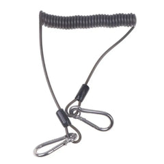 Elastic Coil Fishing Safety Lanyard – Lockable Heavy-Duty Stretch Rope