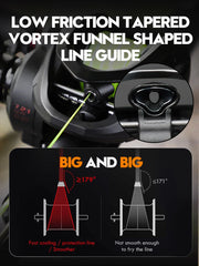 ANATONO Vrigo 160g Ultralight BFS Baitcasting Reel – 7.2:1 Gear Ratio