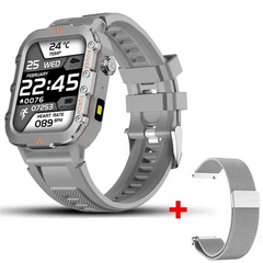 2025 Military Smartwatch 1.73″ – Outdoor Sports Watch with Flashlight