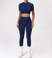 Women’s Seamless High-Waist Yoga Set