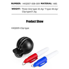 PGM Golf Ball Line Marker Tool with 2 Marker Pens – Alignment & Putting Guide
