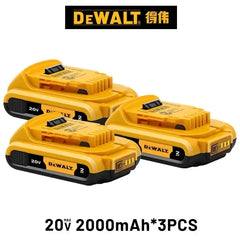 DeWALT 20V MAX Battery Pack – 2Ah/5Ah/6Ah + Charger (Compatible with FlexVolt & DCB Series)