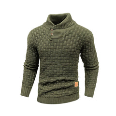 Men’s Winter Knitted Crew Neck Pullover