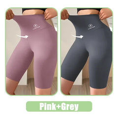 Women’s High Waist Sports Shorts – M to XL