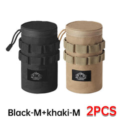 Outdoor Tactical Water Cup Storage Bag – 600D Oxford Cloth Travel Organizer