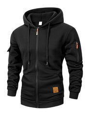 2025 Autumn Men’s Slim Fit Zipper Hoodie Jacket