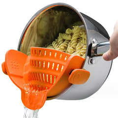 Clip-On Pot Strainer – Adjustable Kitchen Strainer for Pots & Pans