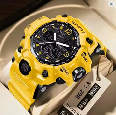 Teenage Men’s Glow Sports Watch – Trendy Electronic LED Watch