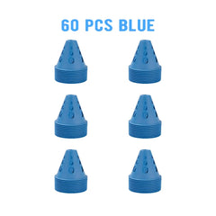 20/40/60PCS Colorful Windproof Training Marker Cones – Soccer, Skating & Multi-Sport Equipment