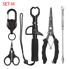 Shawto Aluminum Alloy Fishing Gripper – Professional Lip Grabber & Fish Control Pliers Tool