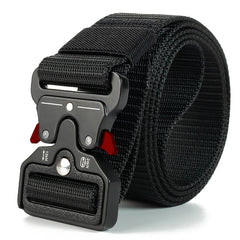 Unisex Tactical Nylon Belt with Quick Release Buckle