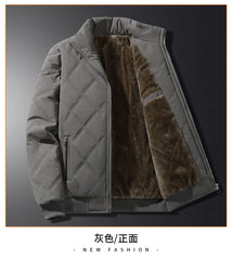 Men’s Thick Winter Cotton-Padded Parka Jacket