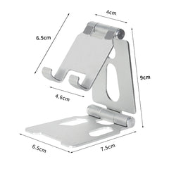 Aluminum Alloy Folding Phone Stand – Portable Desktop Holder for iPhone