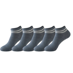 5 Pairs Women’s Non-Slip Grip Socks – Yoga & Pilates