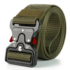 Unisex Tactical Nylon Belt with Quick Release Buckle