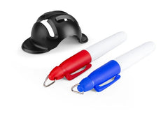 PGM Golf Ball Line Marker Tool with 2 Marker Pens – Alignment & Putting Guide