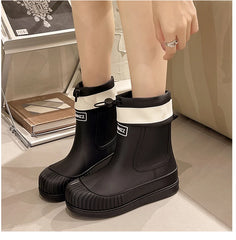 Women’s Waterproof Non-Slip Rain Boots – Soft, Comfortable & Stylish Outdoor Footwear