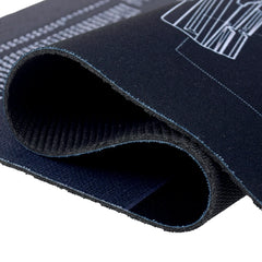 Gun Cleaning Rubber Mat — 3D Firearm Bench Mat / Mouse Pad (AR15 AK47 Glock 1911 etc.)