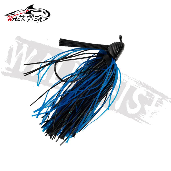 WALK FISH Spinner & Chatter Bait – 7g/10g/14g Weedless Bass Fishing Lure