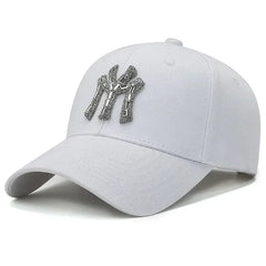Women’s Rhinestone Baseball Cap – Fashion Casual Sunshade Hat