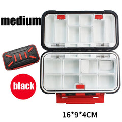 Waterproof Double-Sided Fishing Tackle Box – Multifunctional Hook & Bait Storage Organizer