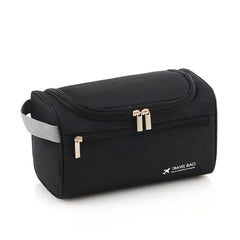 Leather Travel Toiletry Bag – Hanging Dopp Kit for Men & Women