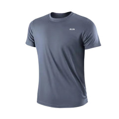 Men’s Ice Silk Quick-Dry T-Shirt – Summer Breathable Outdoor Running Top