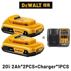 DeWALT 20V MAX Battery Pack – 2Ah/5Ah/6Ah + Charger (Compatible with FlexVolt & DCB Series)