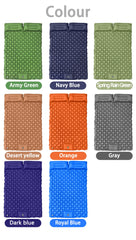 Ultralight Folding Camping Sleeping Pad with Pillow – Inflatable Air Mat for Outdoor Travel, Beach & Hiking