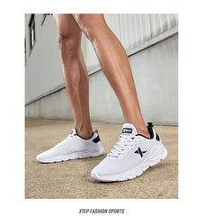 Xtep 2025 Men’s Running Shoes – Sweat-Absorbing, Wear-Resistant Sports Sneakers