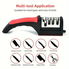 3-Segment Stainless Steel Kitchen Knife Sharpene