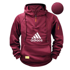 Men’s Autumn/Winter Hooded Sweatshirt – Fashionable, Warm & Casual Sports Pullover