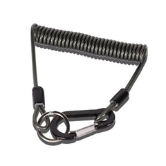 Elastic Coil Fishing Safety Lanyard – Lockable Heavy-Duty Stretch Rope