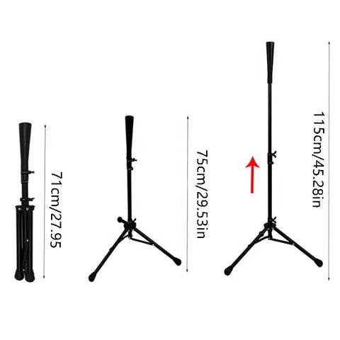Adjustable Baseball Batting Tee – Portable Foldable Training Stand