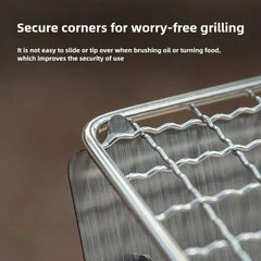 Stainless Steel Portable Camping Grill Set