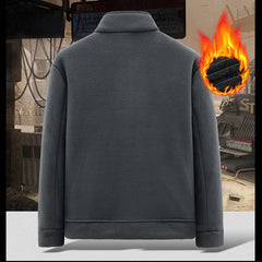 Men’s Thick Fleece Jacket – Warm Winter Outdoor Coat