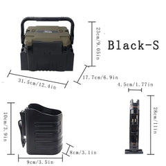 Large Multi-Function Fishing Box & Live Fish Bucket – Thickened Storage Tackle Organizer