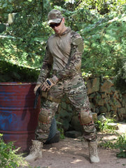 Men’s Multicam Tactical Uniform Set — Shirt & Pants for Hunting & Military Use