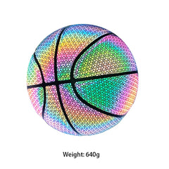 Luminous Holographic Glow Basketball