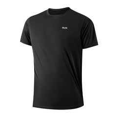 Men’s Ice Silk Quick-Dry T-Shirt – Summer Breathable Outdoor Running Top